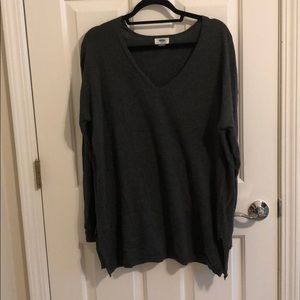 Lightweight tunic length sweater